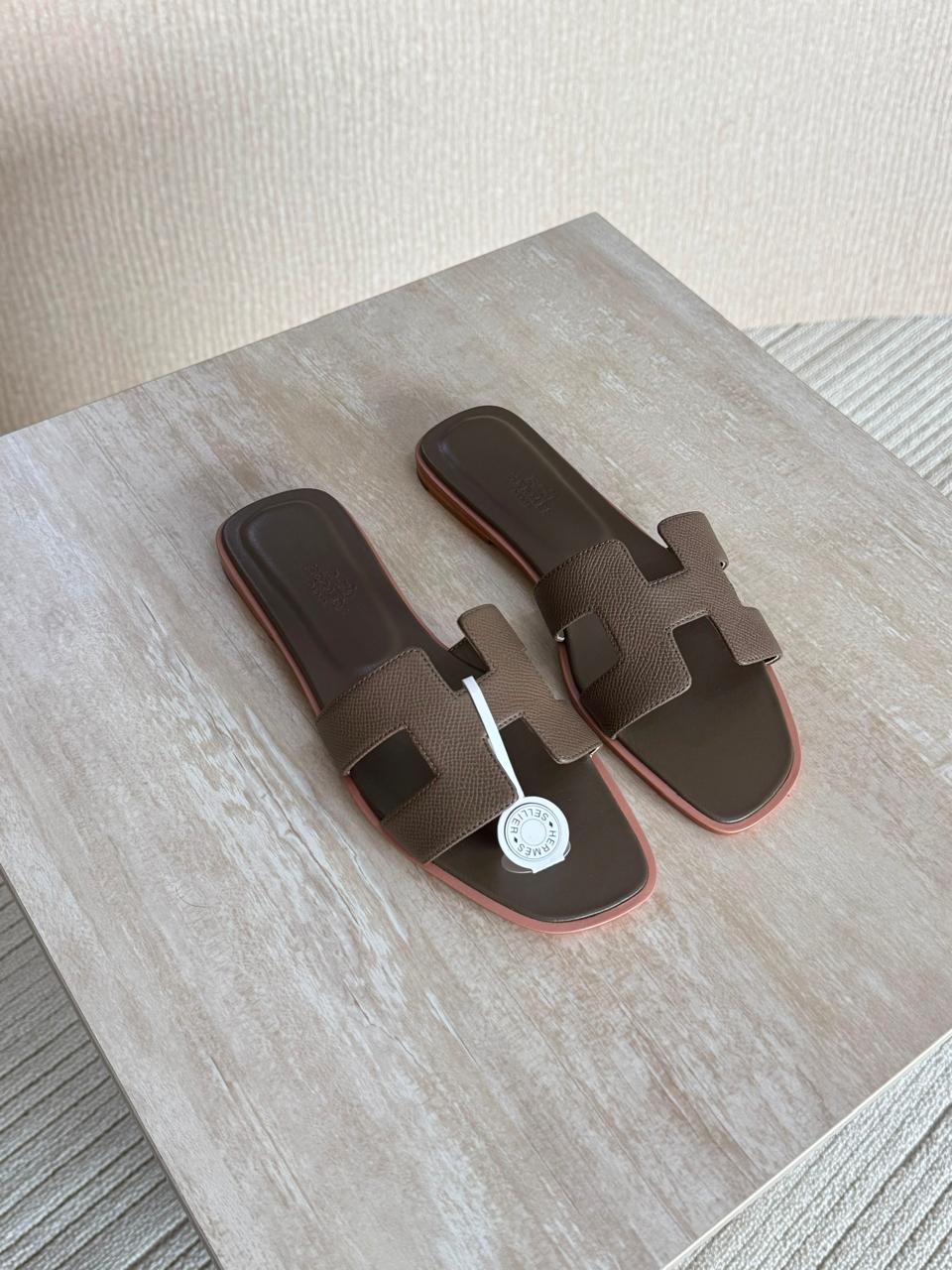 Hermes Oran Flat Sandal