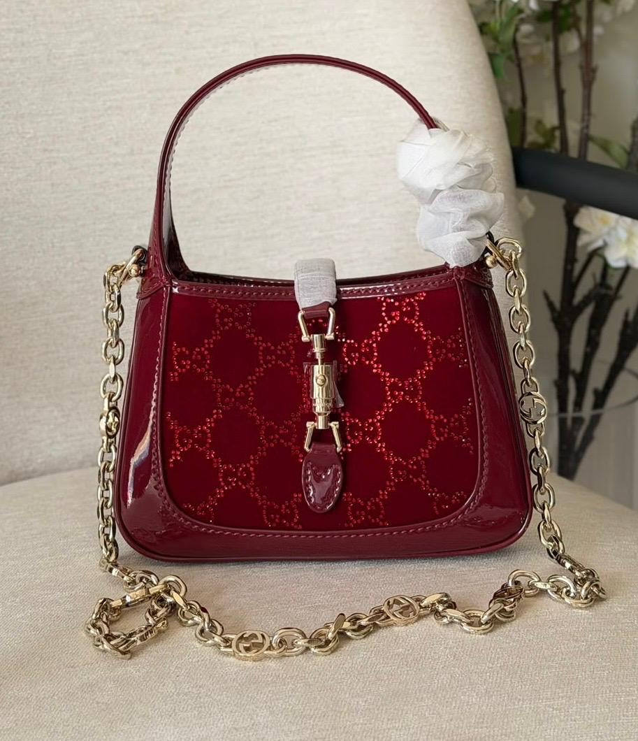 Gucci Medium Shoulder bag In Canvas & Leather