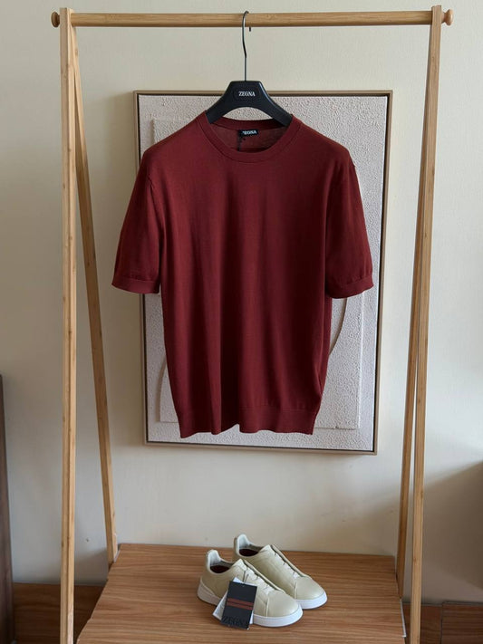 Zegna T-Shirt Round Neck S-XXL