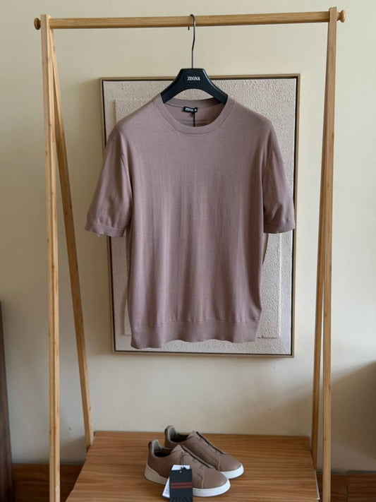 Zegna T-Shirt Round Neck S-XXL