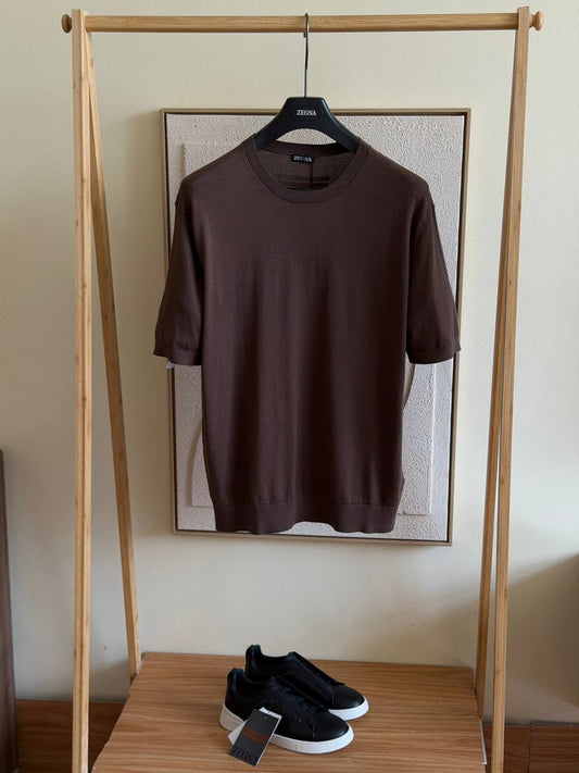 Zegna T-Shirt Round Neck S-XXL