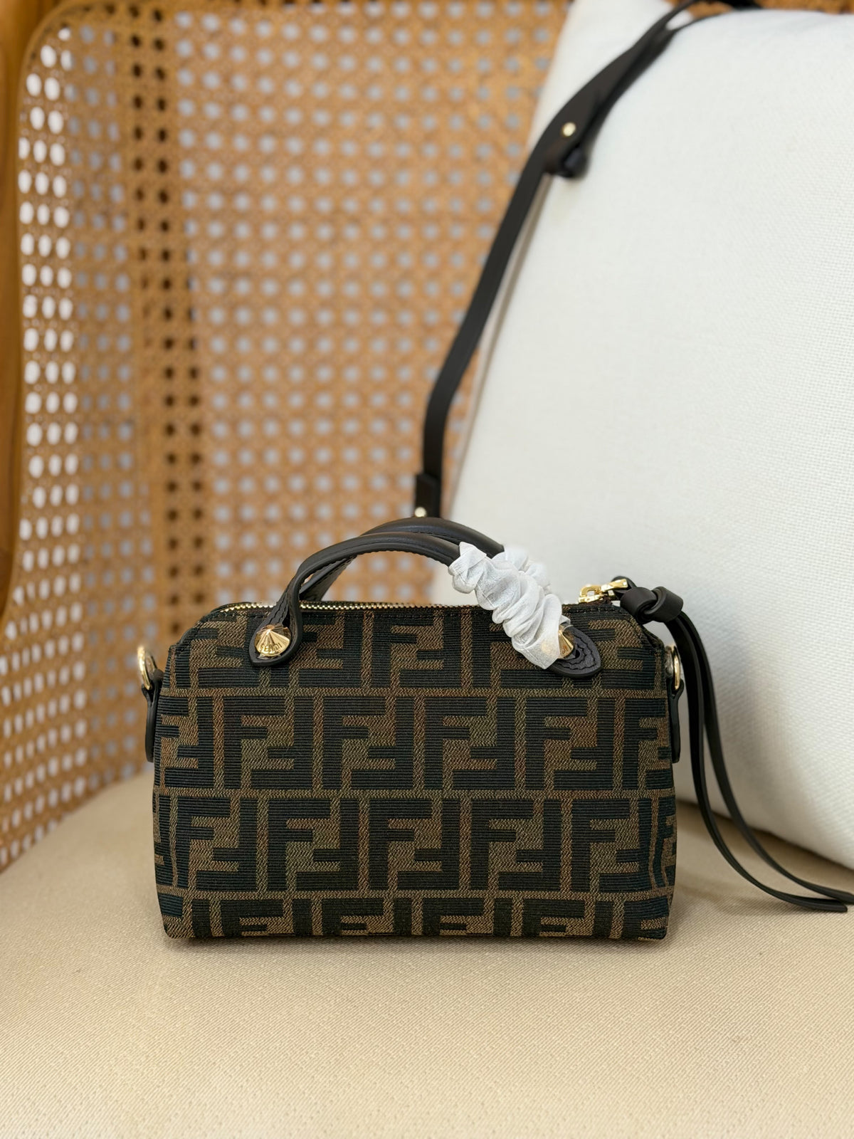 Fendi Top Handle Bag With Belt