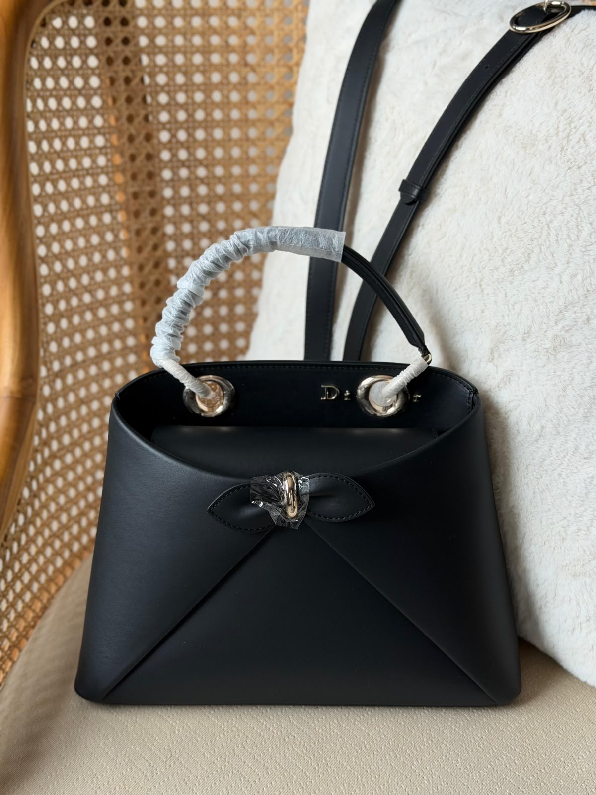 Dior Small Tote Top Handle Bag With Strap 27 cm