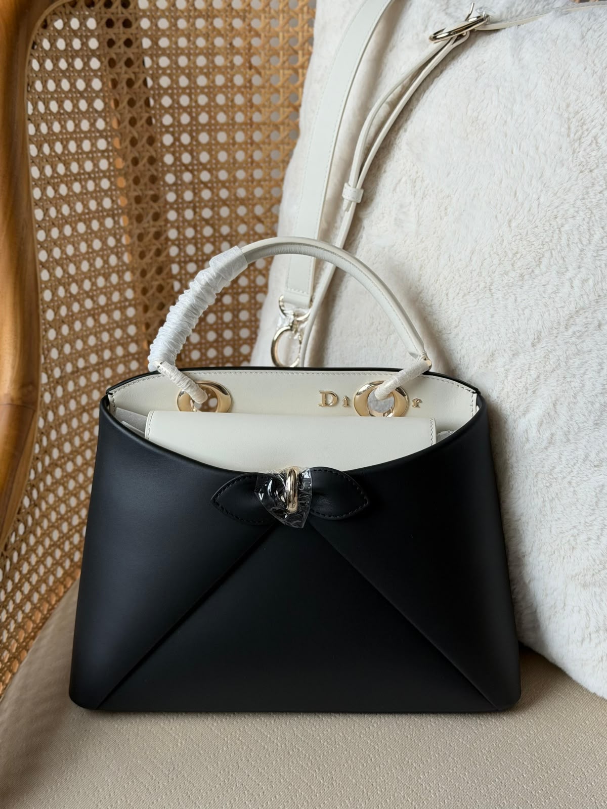 Dior Small Tote Top Handle Bag With Strap 27 cm