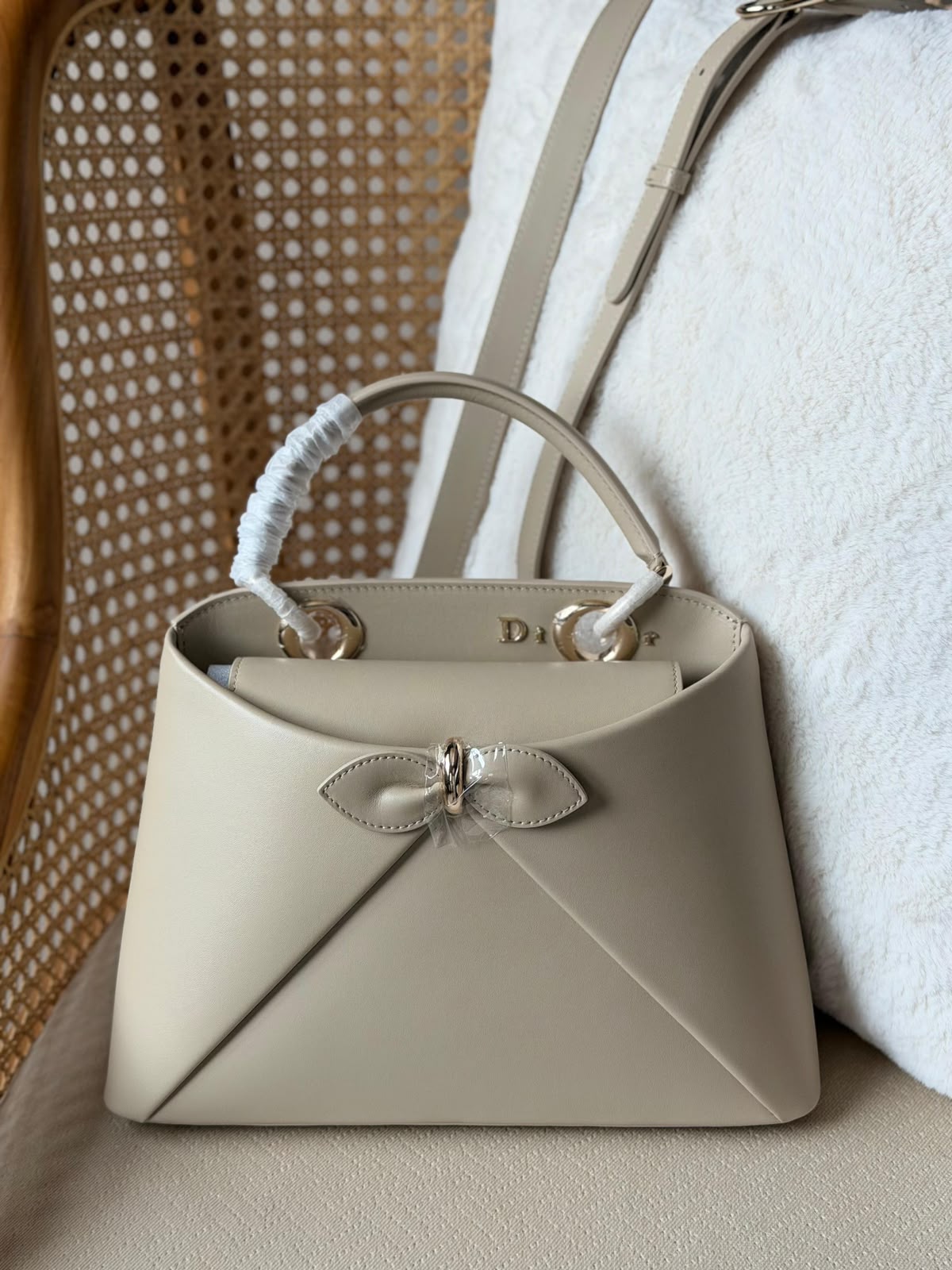 Dior Small Tote Top Handle Bag With Strap 27 cm