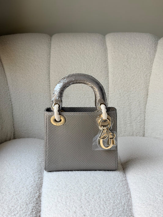 Christian Dior Python Mini Lady Dior Bag