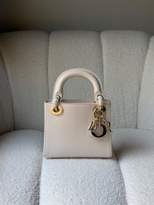 Christian Dior Python Mini Lady Dior Bag