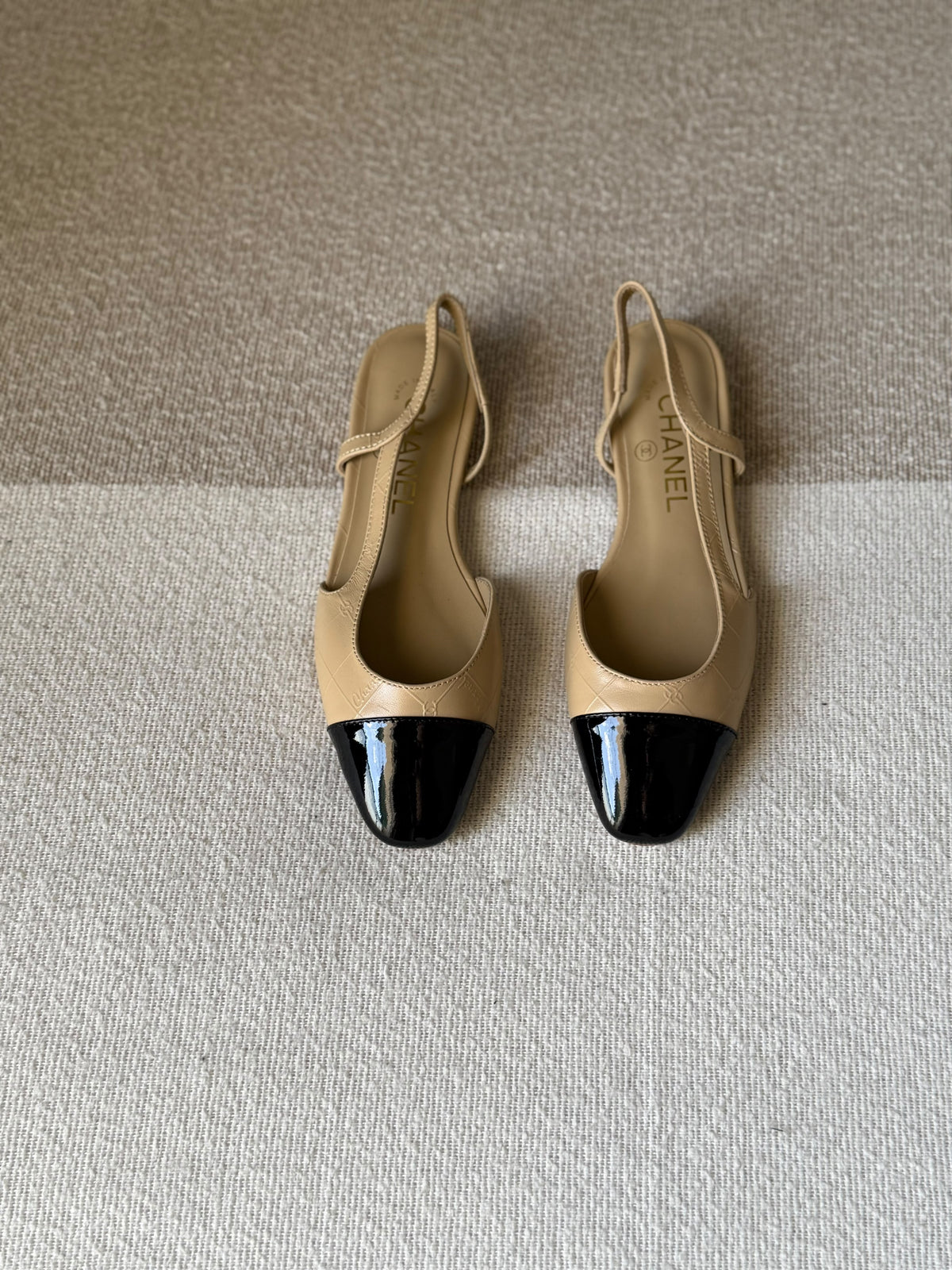 Chanel Goatskin Slingback Flat
