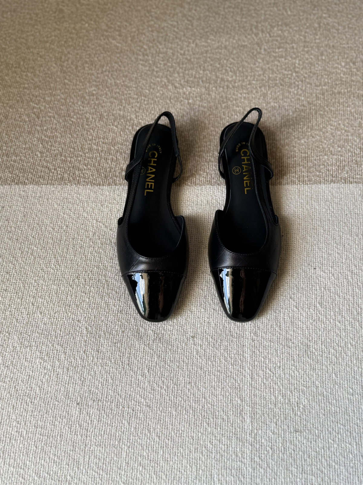 Chanel Goatskin Slingback Flat