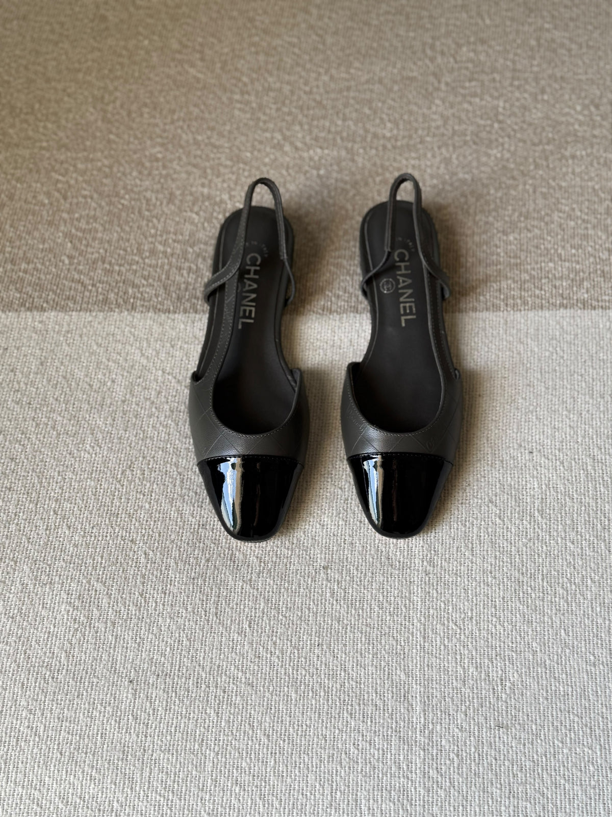 Chanel Goatskin Slingback Flat