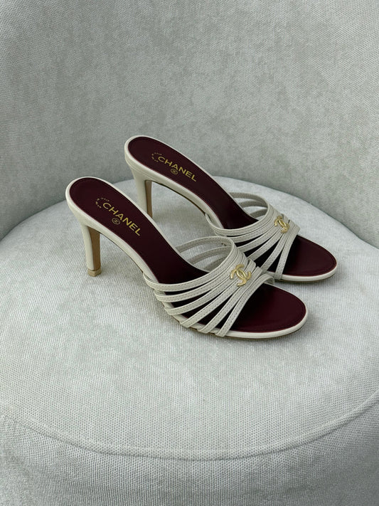 Chanel Lambskin Mules