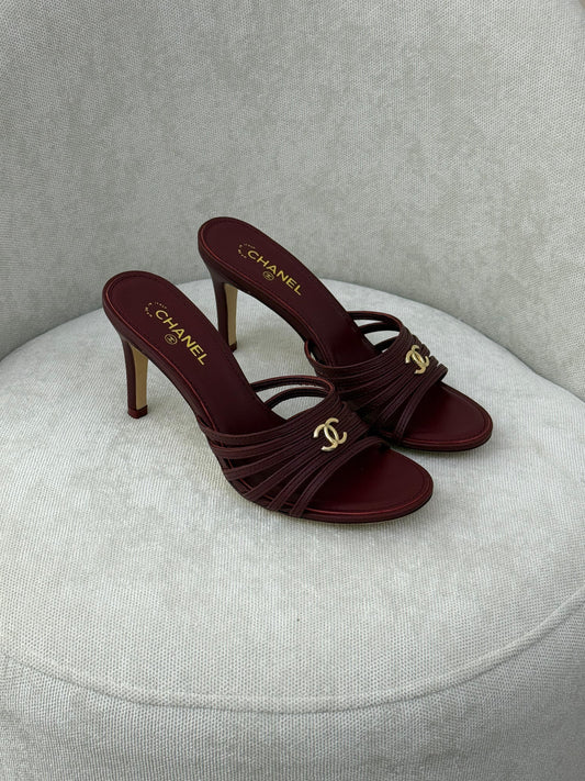 Chanel Lambskin Mules