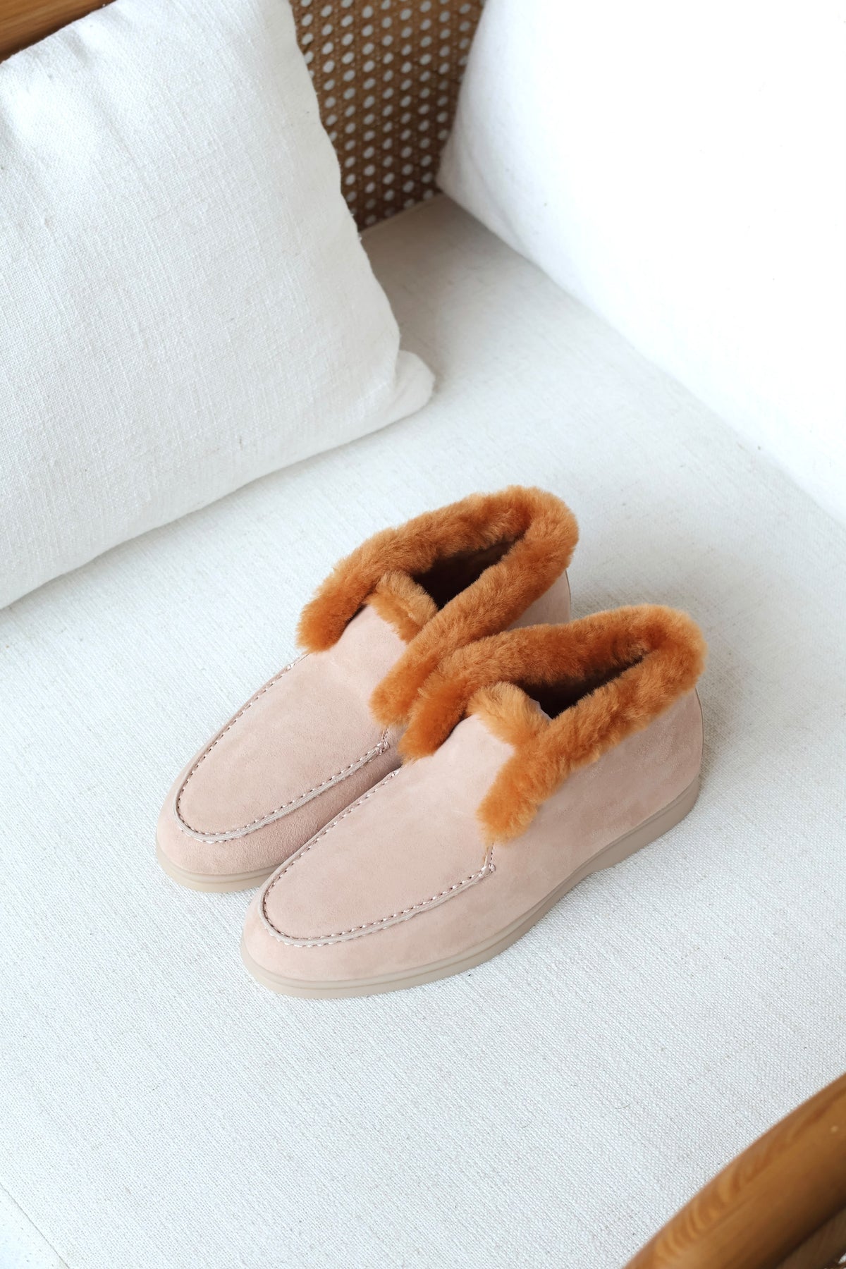 Loro Piana Summer Walk Fur Loafers