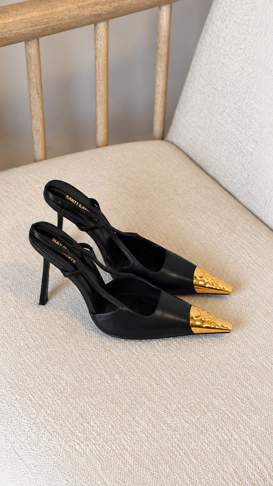 YSL Jeanne Slingback Pumps