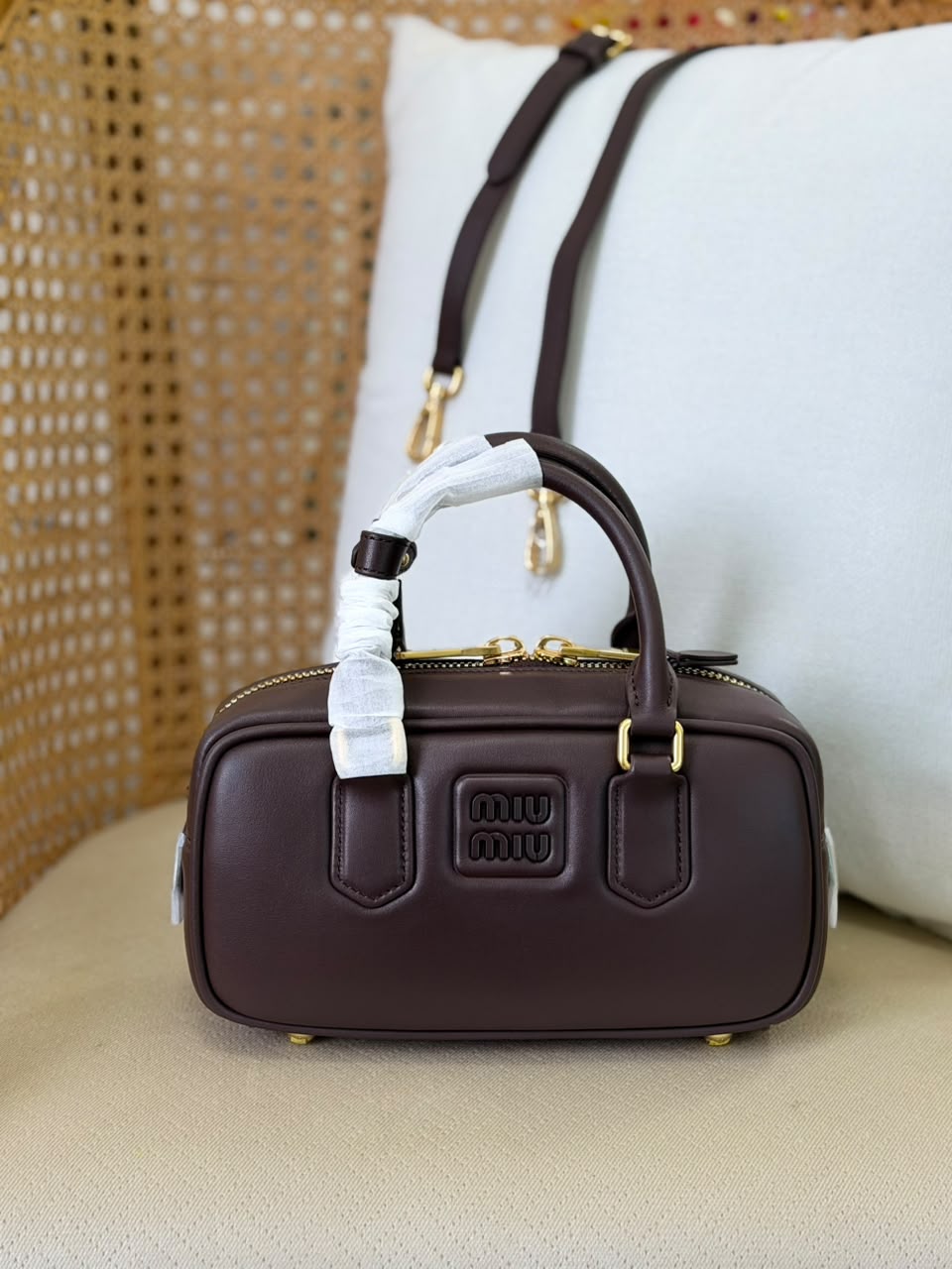 Miu Miu Arcadie Bag With Strap - 23 cm