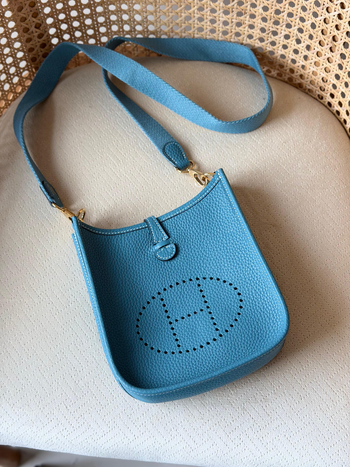 Hermes Eveline Bag Handmade - 19 cm