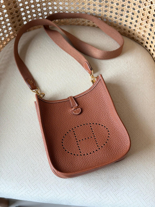 Hermes Eveline Bag Handmade - 19 cm