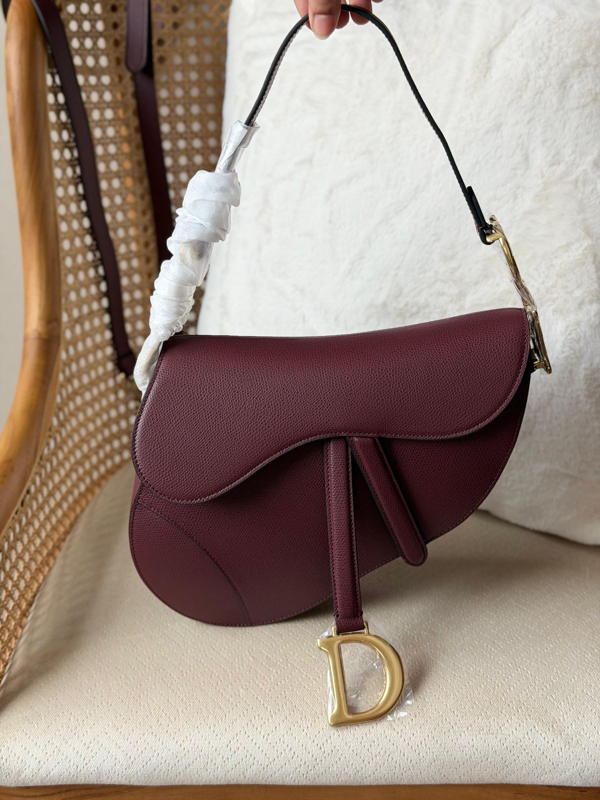 Dior Saddle Bag With Strap - 26 cm