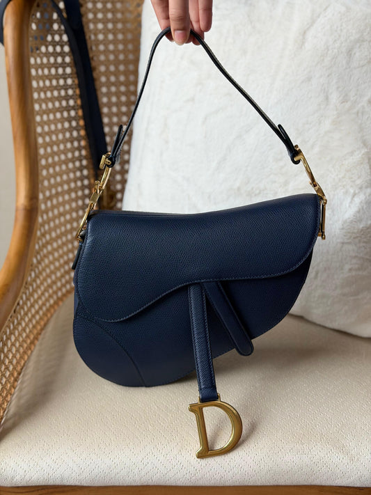 Dior Saddle Bag With Strap - 26 cm