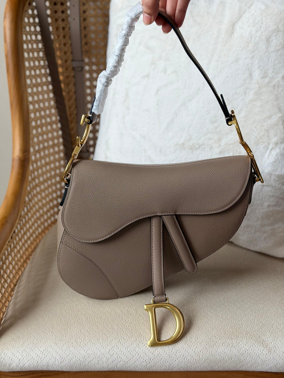Dior Saddle Bag With Strap - 26 cm