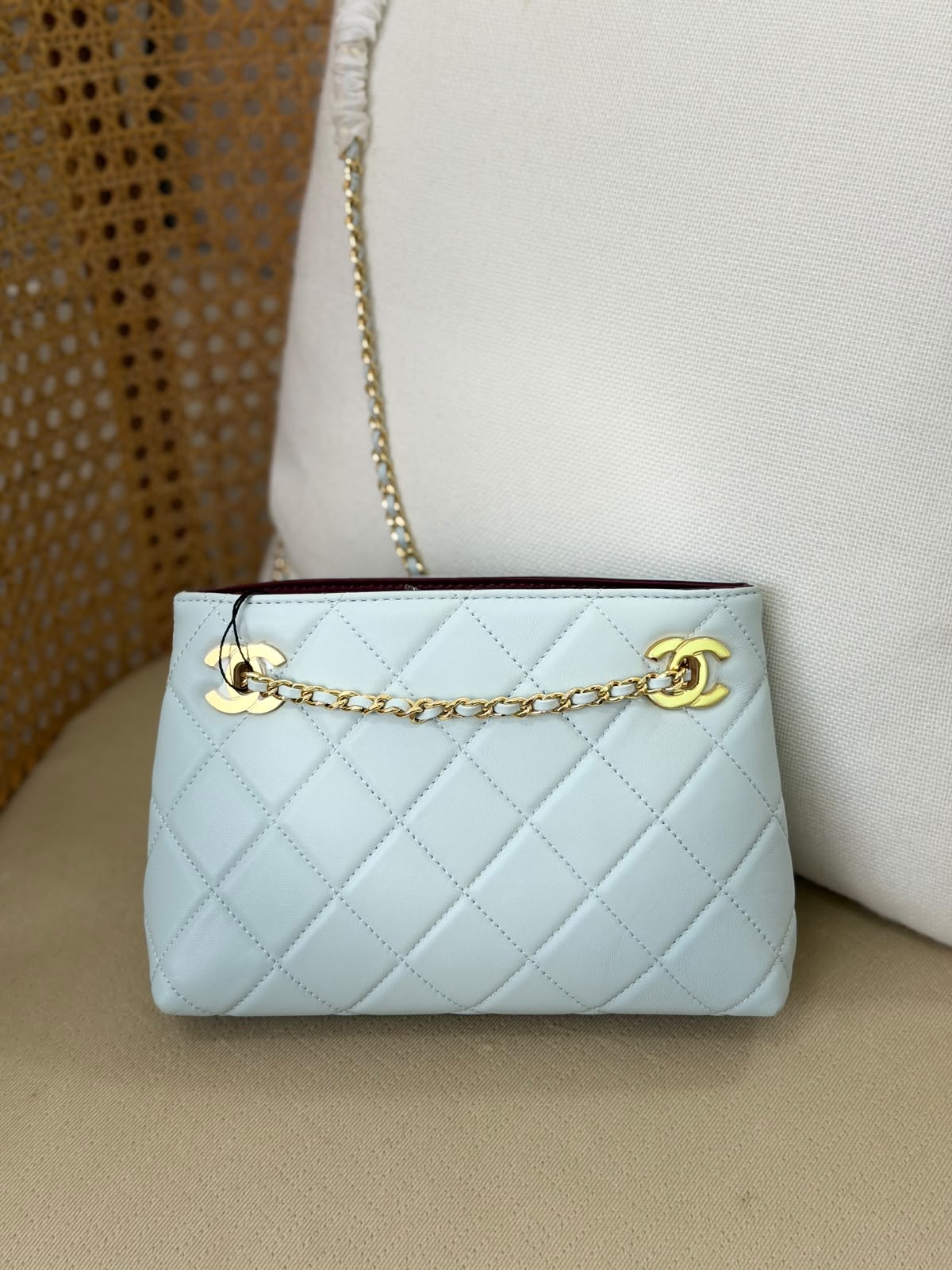 Chanel Crossbody Bag With Chain - 22 cm