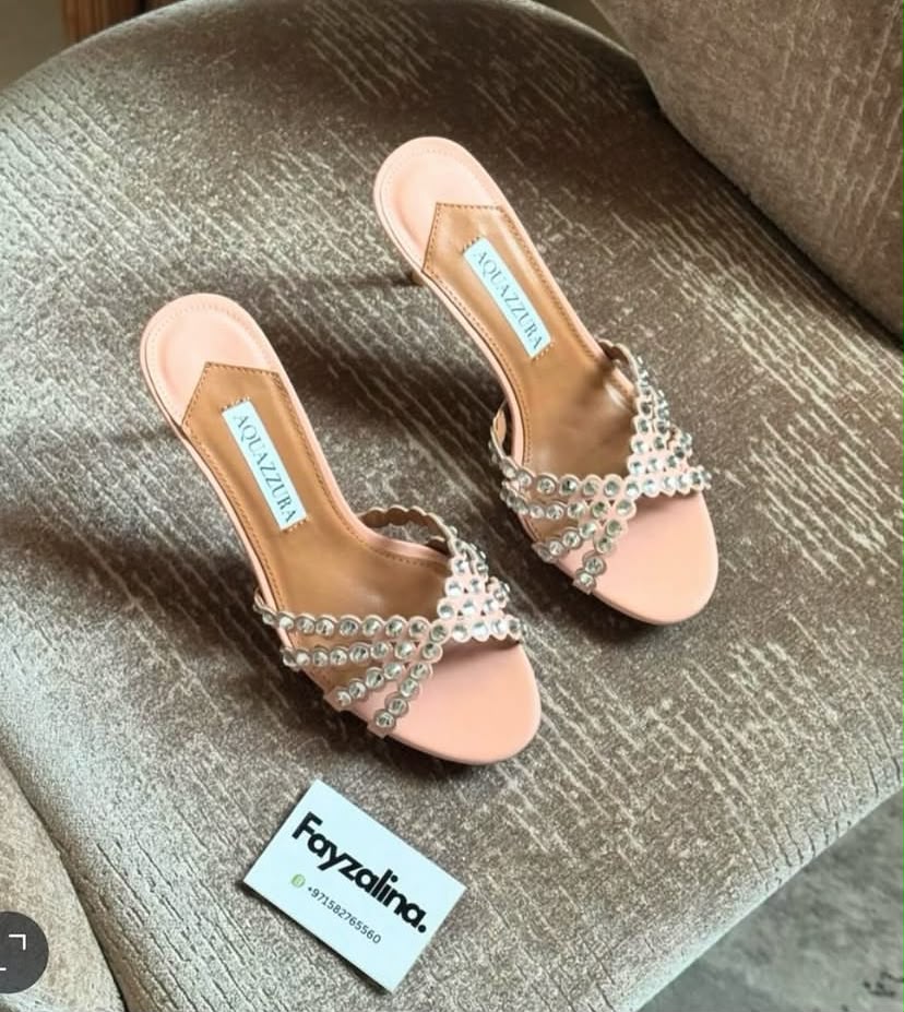 Aquazzura Crystal-Embellished Sandals