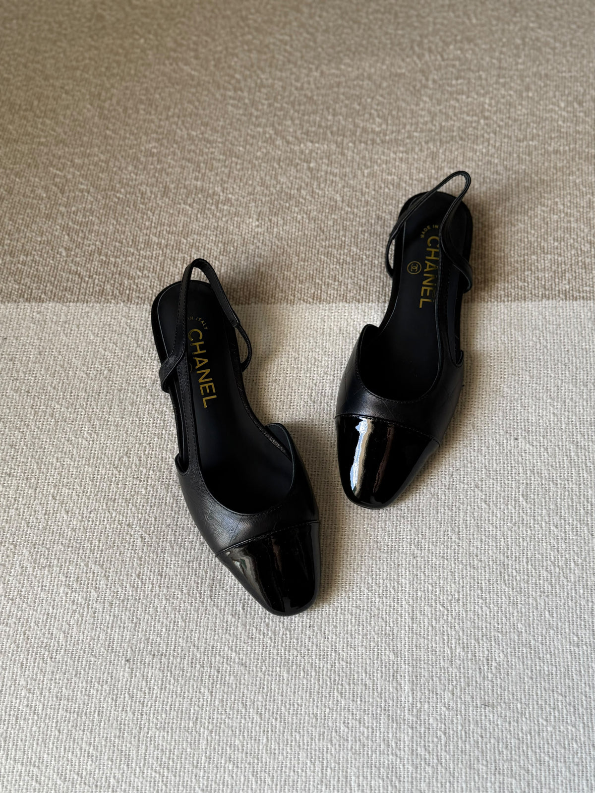 Chanel Goatskin Slingback Flat