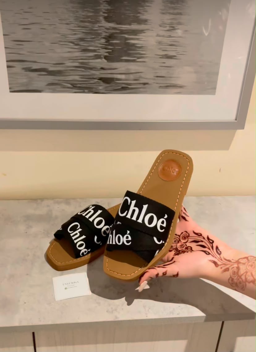 Chloe Flat Sandal Black