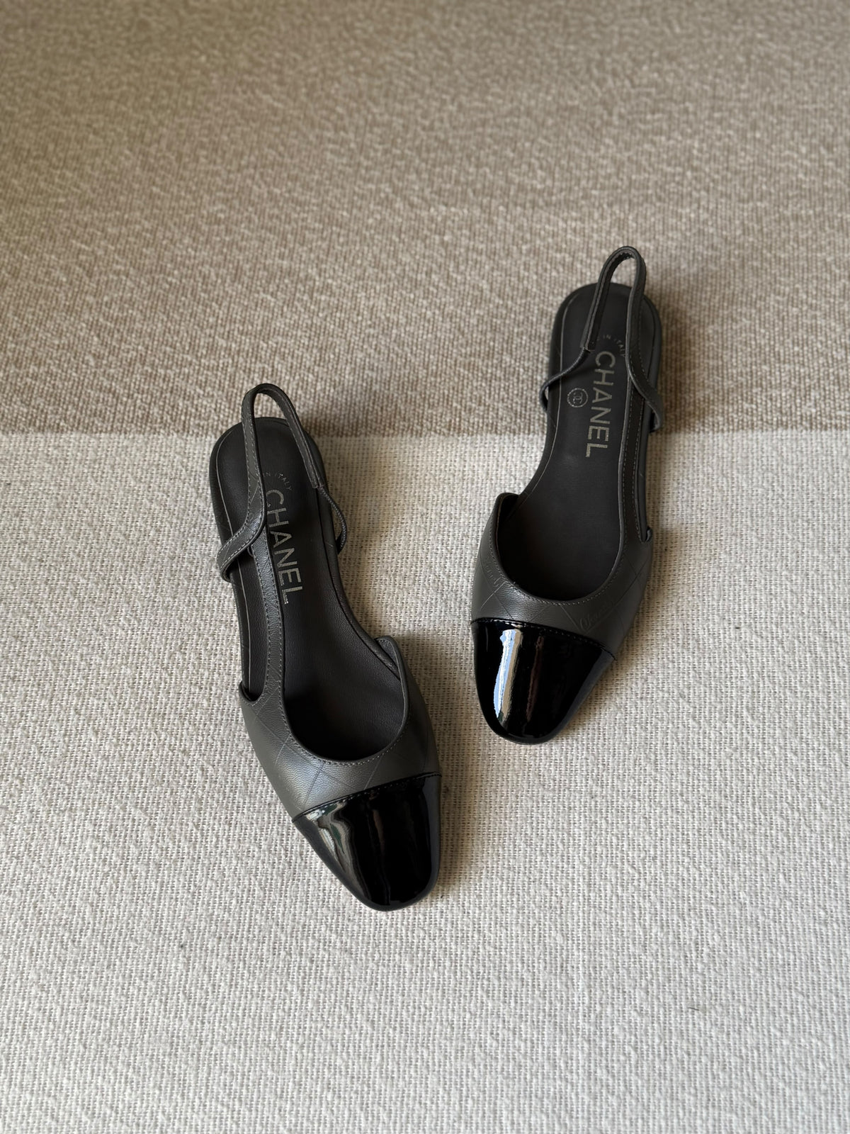 Chanel Goatskin Slingback Flat