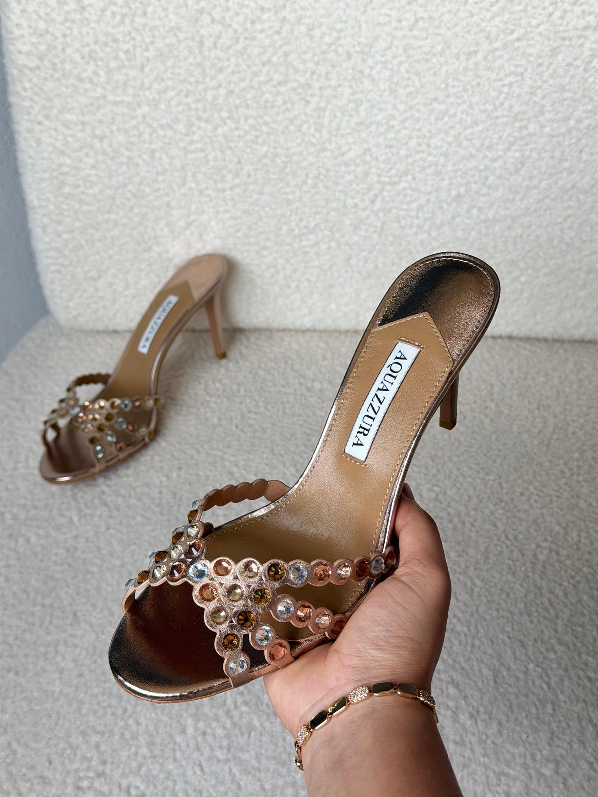 Aquazzura Tequila Sandals With Tonal crystal - 36-42 Size