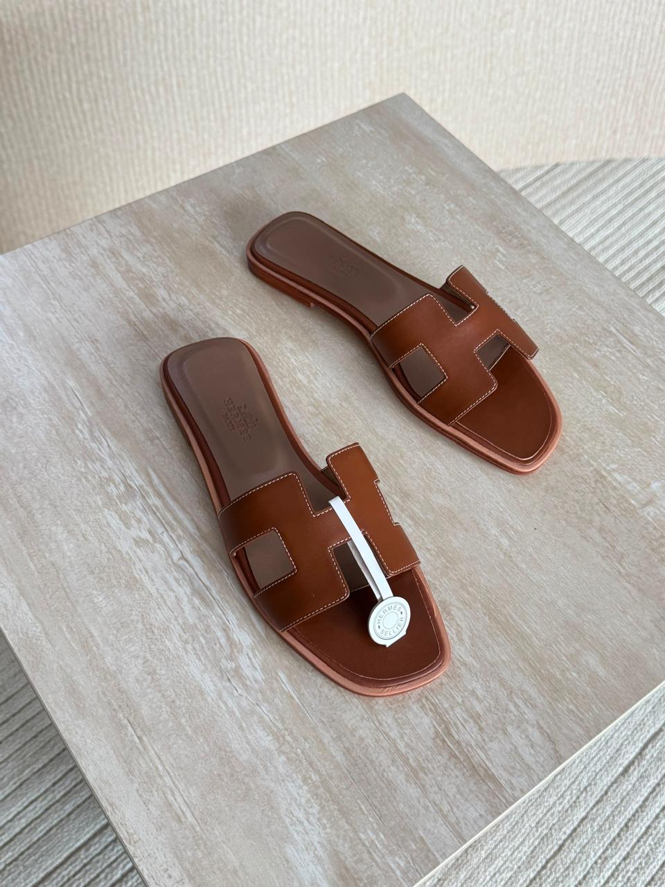 Hermes Oran Flat Sandal