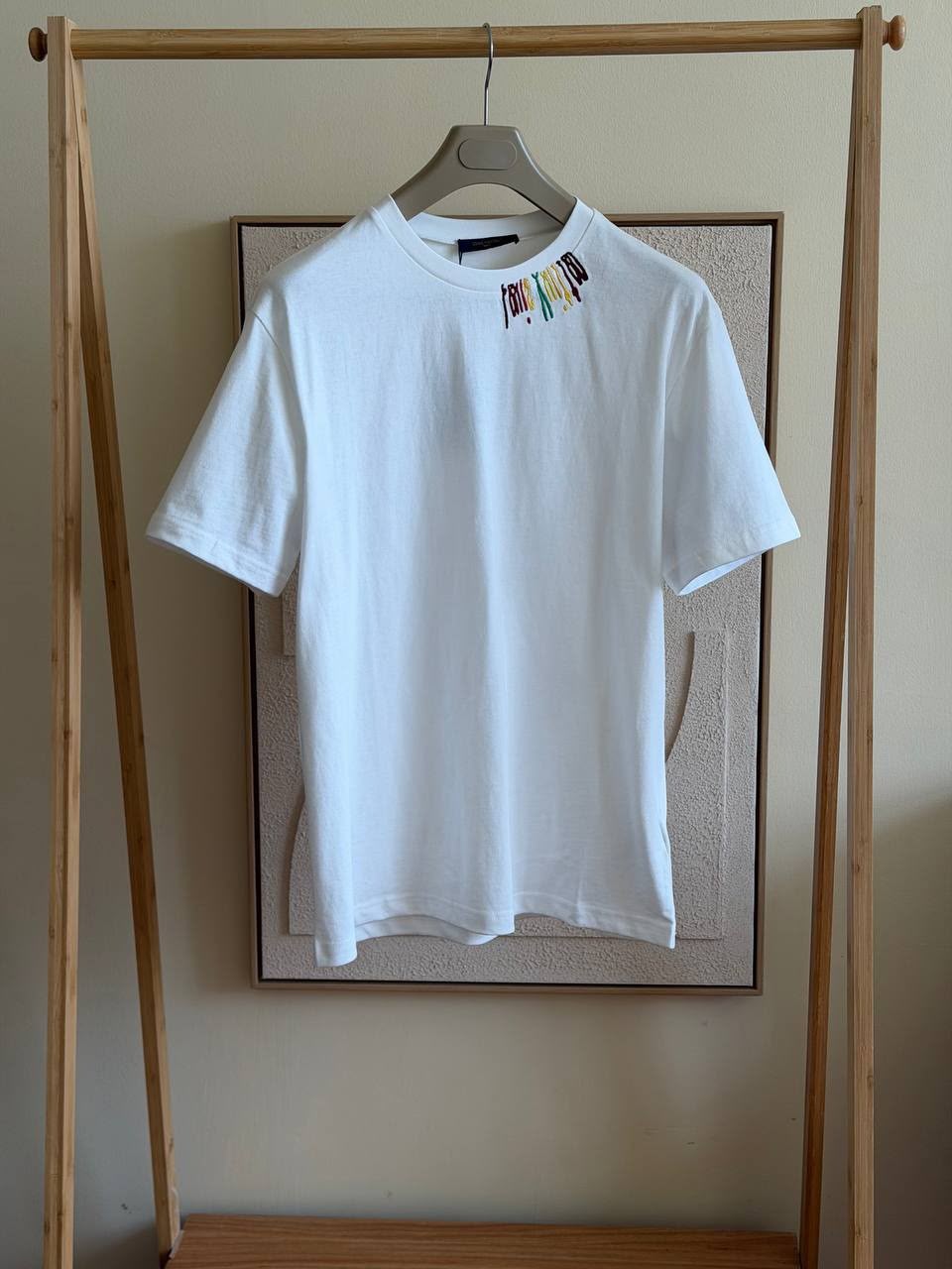 LV Embroidered Collar Tee